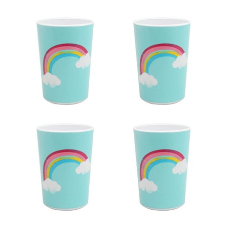 Mainstays Kids 4 Pack Melamine Cup, Multiple Prints