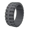 thumbnail image 1 of CUITING Finger Ring Rubber Band Ring Silicone Rings Tire Pattern Wedding Men Breathable➳-01 green-10, 1 of 9