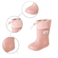 thumbnail image 5 of Kids Rain Boots Mid Calf Water Shoes Lightweight Non Hiking Camping Wading Boots Toddler Youth Outdoor Footwear, 5 of 8