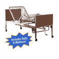 Full Electric Hospital Bed Package (Invacare Full Electric Home Hospital Bed Package w/Spring