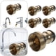 thumbnail image 3 of Conector Universal para Grifos Adaptador Manguera Mezcladora Portátil Accesorio Unión Tubería 5 Uds., 3 of 5
