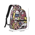 thumbnail image 2 of Lsque Sanrio Pattern Comfortable Student Backpack - Ergonomic Design, Durable, Water-Resistant, Multi-Compartment,Travel, and Outdoor Activities, 2 of 7