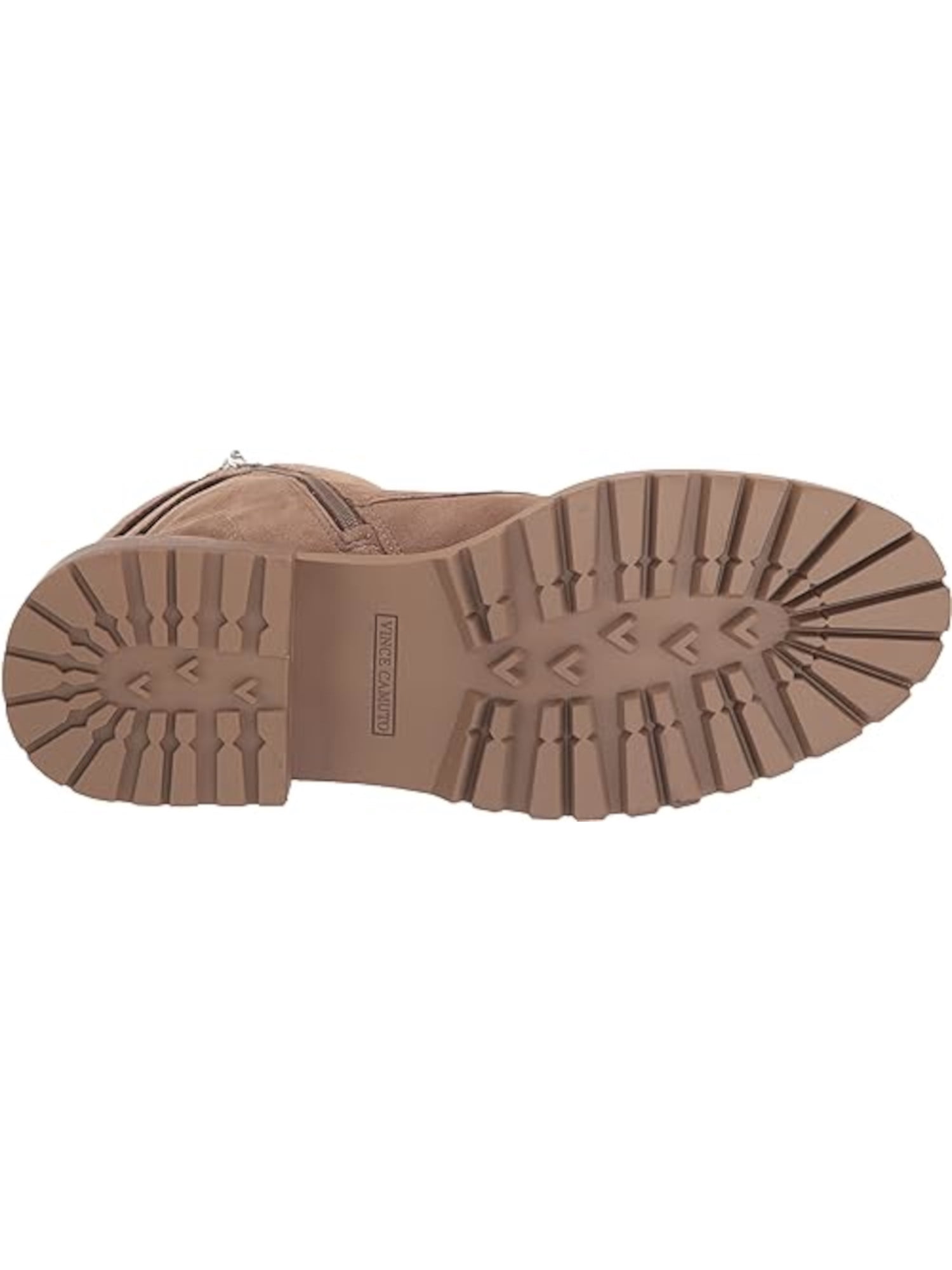 VINCE CAMUTO Womens Beige Lace Up Buckle Accent Fawdry Round 