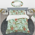 thumbnail image 2 of Designart 'Tropical Foliage II' Mid-Century Modern Duvet Cover Set, 2 of 4