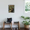 thumbnail image 3 of Art.com Thurston the Great Magician Holding Skull Magic Poster Stretched Canvas Print Wall Art by Lantern Press, 18" x 24", 3 of 4