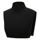 thumbnail image 4 of Traje de punto Salvador de cuello alto falso cubierta de invierno cuello alto para blusa suéter accesorios de ropa negro, 4 of 9