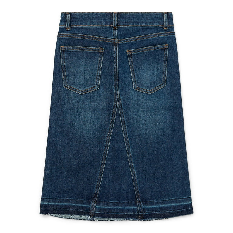 Denim midi skirt size 18 hotsell