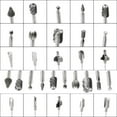 thumbnail image 3 of 20 Pcs Ensembles de Meules en Carbure Perceuse Rotative Broyeur de Découpe Gravure Dremel, 3 of 7