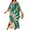 Army Green_001, variant on Domuza Women Kaftan Dresses Batwing Sleeve V-Neck Moo Moos Colorful Print Cover Ups Caftan Beach Dresses Dresses 2026 New Hawaiian Dress Loungewear Dark Green One Size