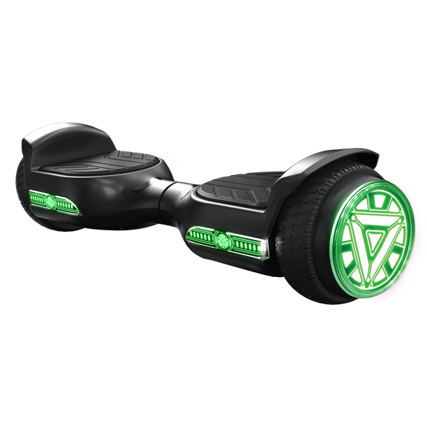 Voyager Hover Beats Hoverboard, 185 lb Limit, Green, LightUp Wheels