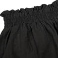 thumbnail image 4 of JIAYUE Women's Shorts Casual Loose Fit Everyday Wear Comfortable Relaxed Solid Color Lace Hem Elastic Waist For Spring Summer Autumn Versatile Female Bottoms, 4 of 6