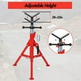 thumbnail image 2 of Historyli Heavy Duty Pipe Stand, 2500LBS, with Adjustable Height 28-52", V Head, for 1/2-12 Inches Pipes, 2 of 8