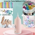 thumbnail image 3 of Electric Magic Balloon Pump, Electric Air Inflator Party Air Blower Pump with 1 Nozzle 1 Balloon Cutter and 10 Pcs Long Balloons,Great for Twisty Curly Balloon, Foil Balloons, 3 of 7