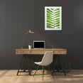 thumbnail image 3 of Quillen, Donnie 13x18 White Modern Wood Framed Museum Art Print Titled - Leaf Study II, 3 of 4