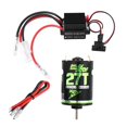 thumbnail image 2 of Universal RC Motor ESC Set 540 Motor cepillado 60A ESC para 1:10 Crawler 27T perfke ESC de coche RC, 2 of 9