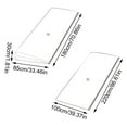 thumbnail image 3 of Vacuum Storage Bags with Double-Zip Seal, Jumbo Space Saver Bags for Clothes, Mattress, Blanket, Duvets, Pillows, Comforters, Travel 180*85*30cm (White), 3 of 6
