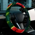 thumbnail image 6 of Watermelon 14.5 Inch Printing PVC Leather Steering Wheel Cover Auto Accessories for Car Wheel Protection, 6 of 6