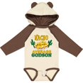 thumbnail image 3 of Inktastic Nacho Average Godson with Nachos and Cacti Boys or Girls Long Sleeve Baby Bodysuit, 3 of 5