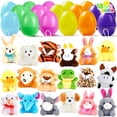 thumbnail image 1 of Huevos de Pascua precargados JOYIN con juguetes de animales de peluche, 18 unidades, 1 of 7