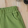 thumbnail image 3 of CARETOO Toddler Boy Shorts Sets Summer Clothes Button Down Shirt & Short  Baby Boy Beach Casual Outfits 2T 3T 4T 5T, 3 of 9