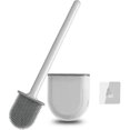 thumbnail image 1 of Toilet Brush,silicone Toilet Brush,with Holder Wall Mounted,with No-slip Long Handle Uick, 1 of 4