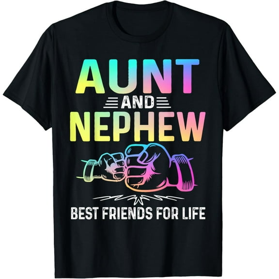 Aunt and Nephew Best Friends for Life Matching Aunt Nephew T-Shirt TShirt