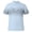 Sky Blue, variant on FUZHIQ Men's Short Sleeve Quarter Zip Polo Shirts Slim Fit Gradient Diamond Print, Breathable Lightweight Multi Colors for Summer Golf Casual Daily Wear,XXXL