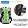 thumbnail image 3 of Mochila deportiva FloreceBien para practicar senderismo, correr, andar en bicicleta o desplazarse al trabajo, 3 of 5