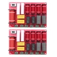 thumbnail image 1 of 2X 300W 5 Way Speaker Audio Frequency Divider 2 Tweeter 2 Middle+ 1 Bass Speaker Crossover for Home Audio System, 1 of 8