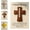 Football, variant on Leutsin A Pocket Blessing - Baseball Football Softball Cross Edition,Handmade Pocket-Sized Cross Gift for Christian Athletes,Inspirational Token for Teams & Youth Group Encouragement Decor,5.6"