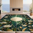 thumbnail image 2 of Design&I 3'x5' Washable Throw Rug Funky Mystical Occult Botanical Abstract Symmetrical Surreal for Entryway, Kitchen, Ultra-Thin & Non-Slip Skid-Resistant Small, 2 of 7