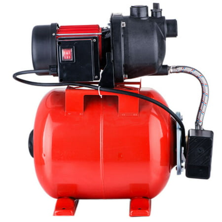 Zimtown 1.6 HP 1000GPH 1200W Booster System Shallow Well Garden Pump w/ Pressure (Best Pressure Tanks For Water Wells)