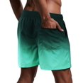thumbnail image 2 of Xishao Traje de Baño Hombre Bañador Corto para Playa Natación Piscina Secado Rápido con Forro de Mallas verde degradado CH verde degradado CH Xishao ropa, 2 of 2