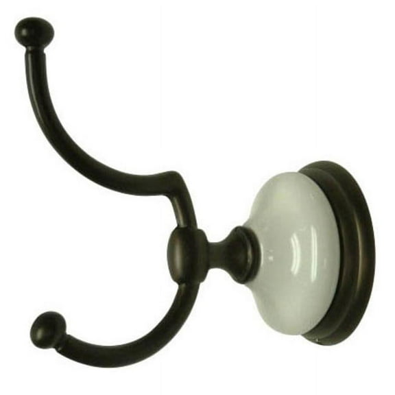 Elements Of Design Eba1117orb Hot Springs Double Robe Hook - Bronze