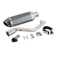 thumbnail image 2 of For Keeway TX125 2012 to 2021 TX125 SM / Enduro 2012-2021 TX 125 Escape Slip-on Motorcycle Exhaust Muffler With Mid Link Pipe, 2 of 7