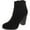 Black, variant on JOURNEE COLLECTION Womens Gray Comfort Link Round Toe Block Heel Zip-Up Booties 6 WD