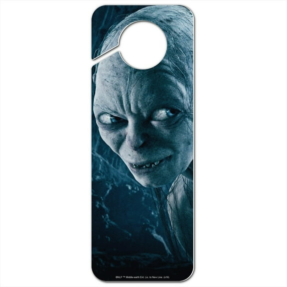 The Lord of the Rings Gollum Character Plastic Door Knob Hanger Sign