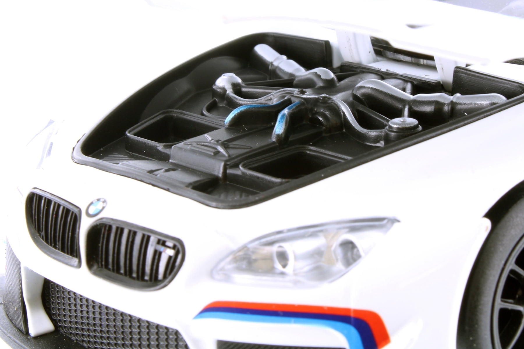 BMW M6 GT3 #1, White - Showcasts 68255W - 1/24 Scale Diecast Model Car