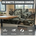 thumbnail image 4 of Uorisanigo RV Dinette Cushion Covers Stretch Hunting Dead Leaf Sofa Seat Slipcovers Camper Seat Cushion Cover - Washable Camper Sofa Chair Cover Furniture Protector for RV Car Bench, 4 of 7