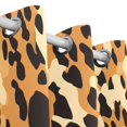 thumbnail image 3 of Leopard Print Black Out Curtains 84 Inch Length for Bedroom Living Room Windows 2 Panels Set, 3 of 6
