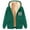 Green, variant on Autumn/winter Lamb Coat Plus Thick Hooded Cardigan Plus Size Coat