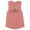 Desert Pink, variant on Skyline Miami Florida Women's Muscle Tank Large White