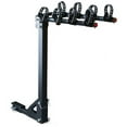 thumbnail image 2 of Stromberg Carlson Bike Rack BC-108 1-1/4 Inch And 2 Inch Receiver Hitch Mount; Holds 4 Bikes; Up To 120 Pound Weight Capacity; Bike Frame Rests On Arms With Cradles And Straps; Foldable; Black; Steel, 2 of 3