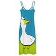 thumbnail image 5 of Fun And Playful Duck Sleeveless Dress Woman Fashion Long Dresses Women's Summer Suit Dress Summer 2025 Women, 5 of 7