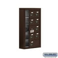 thumbnail image 1 of SalsburyIndustries 19155-09ZSC Cell Phone Storage Locker With Front Access Panel - 5 Door High Unit, Bronze, 1 of 1