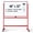 Red, variant on Large Dry-Erase Rolling Magnetic Whiteboard - 48 x 32 Inches White Board Height Adjust Double Sides Mobile Portable Easel on Wheels, Dry Erase Board with Stand for Office, Home & Classroom