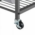 Trinity Heavy Duty 3Bag Laundry Trolley with Large Rolling Sorting