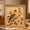 C#1258, variant on Bird Pearl Art DIY Kit, Beaded Embroidery Bird Flower Art with Crystal Pearl Rhinestones, Printed Canvas and Golden Framed Handmade Painting Set for Home Wall Decor