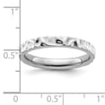 thumbnail image 4 of Sterling Silver Rhodium Ring, 4 of 11