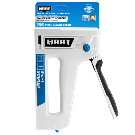 HART Heavy Duty 2-in-1 Manual Staple Gun, New Condition